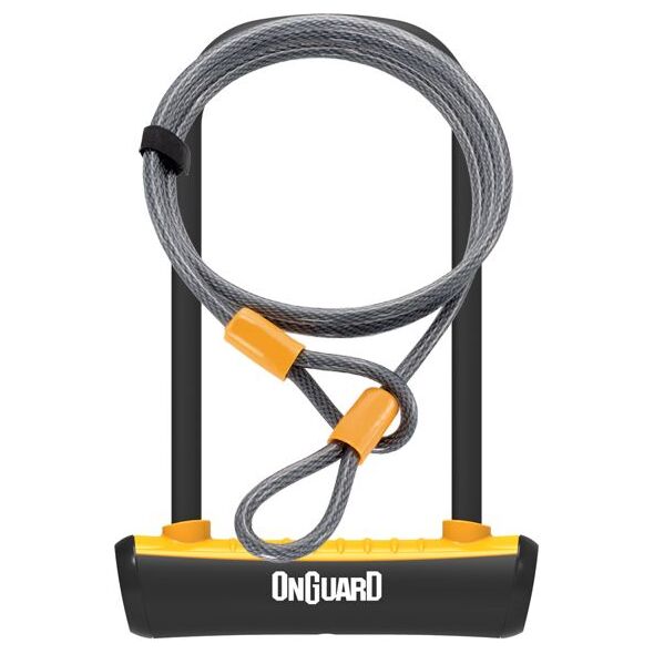 OnGuard Zapięcie rowerowe U-Lock Neon pomarańczowe 10x1200 mm (8154OR)