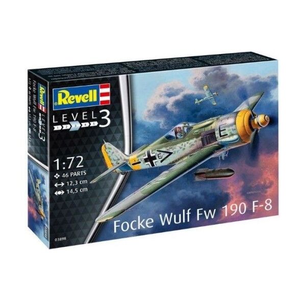 Revell Niemiecki samolot myśliwski - Focke Wulf Fw190 F-8 (GXP-639521)