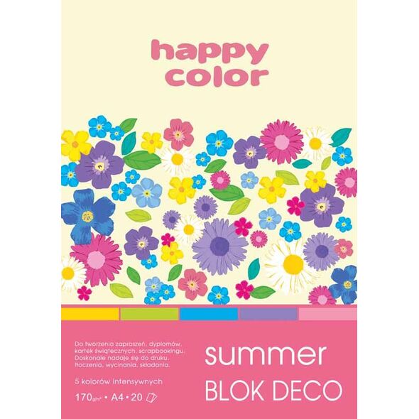 Happy Color Blok techniczny A5 20k kolorowy