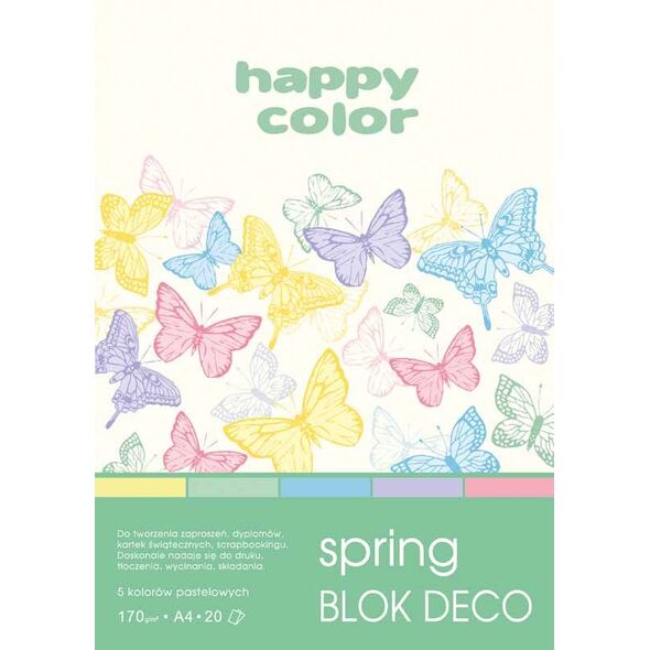 Happy Color Blok techniczny A5 20k kolorowy