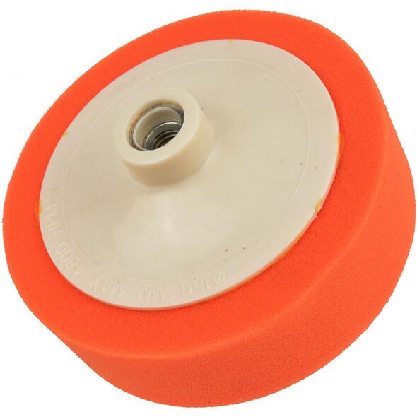 Geko Gąbka polerska pomarańczowa 150mm x 45mm M14 (uniwersalna) (100)