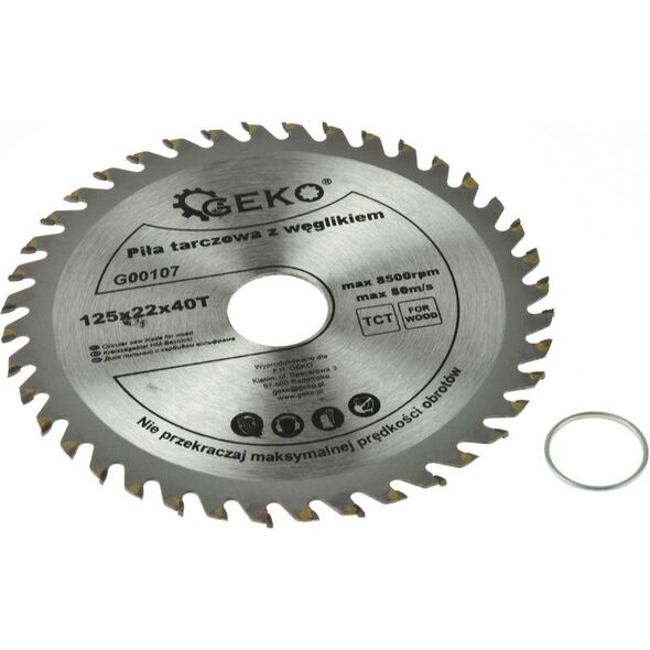 Geko tarcza do drewna 125x22x40T (G00107)