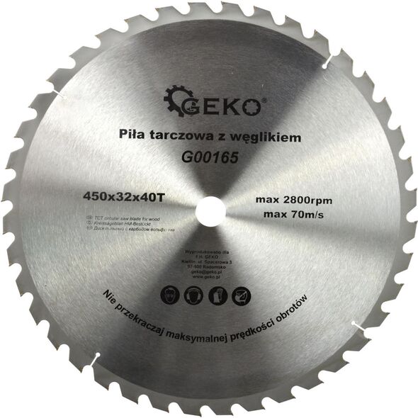 Geko tarcza do drewna 450x32x40T (G00165)