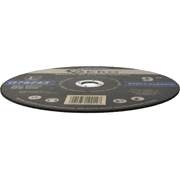 Geko tarcza do cięcia metalu PREMIUM 230x2.5 Inox (G78243)