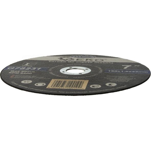 Geko Tarcza do cięcia metalu PREMIUM 180x1.6 Inox (G78231)