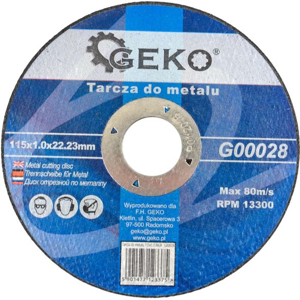 Geko tarcza do metalu 115x1.0 (G00021)