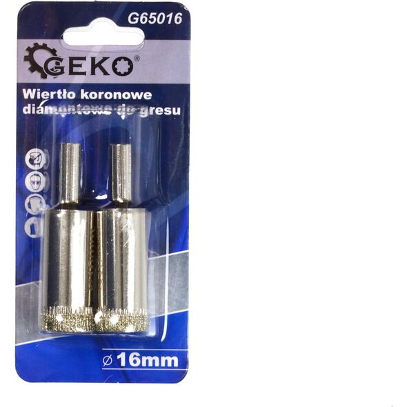 Wiertło Geko Wiertło koronowe diamentowe do gresu 16mm (2/50)