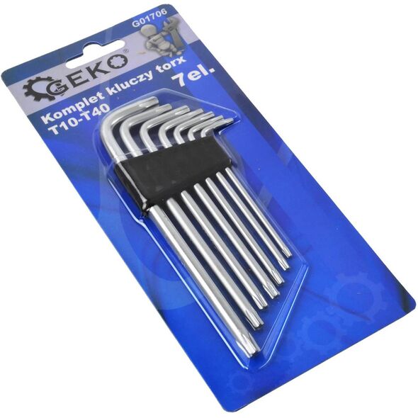 Geko Kpl. kluczy torx T10-T40 7el. (12/60)
