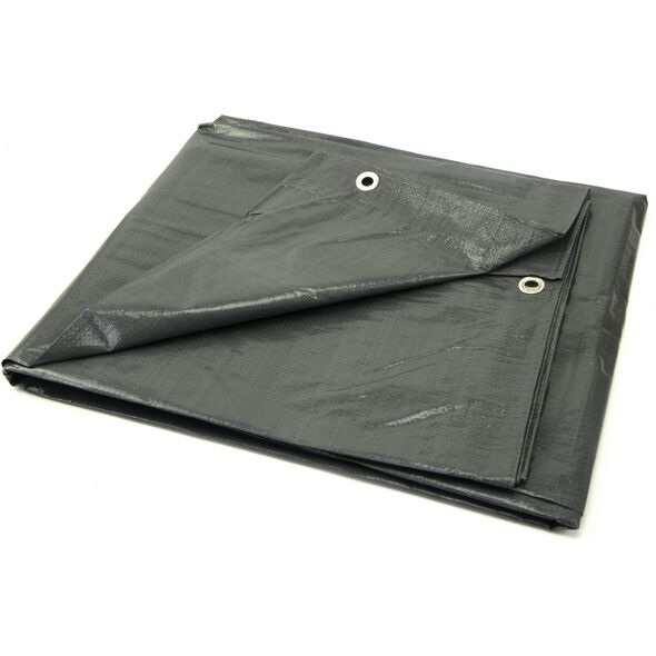 Plandeka Geko Plandeka 3x5m mega gruba/szara120G (8)