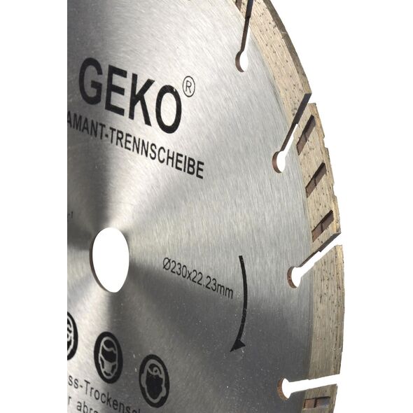 Geko tarcza diamentowa 230mm szara-laser (G00223)