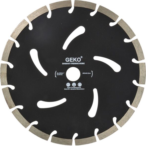 Geko tarcza diamentowa 230x22,2x10mm czarna (G00284)