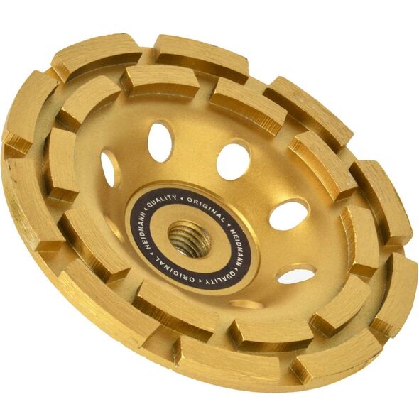 Geko tarcza diamentowa do szlifowania betonu 125mm M14 Heidmann (H00120)