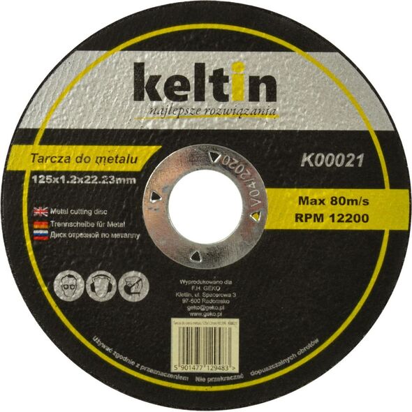 Geko Tarcza do cięcia metalu 125x1.2mm (K00020)