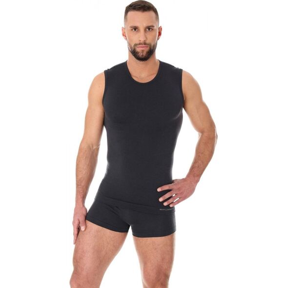 Brubeck Bezrękawnik męski COMFORT WOOL grafitowy r. XXL (SL10160)