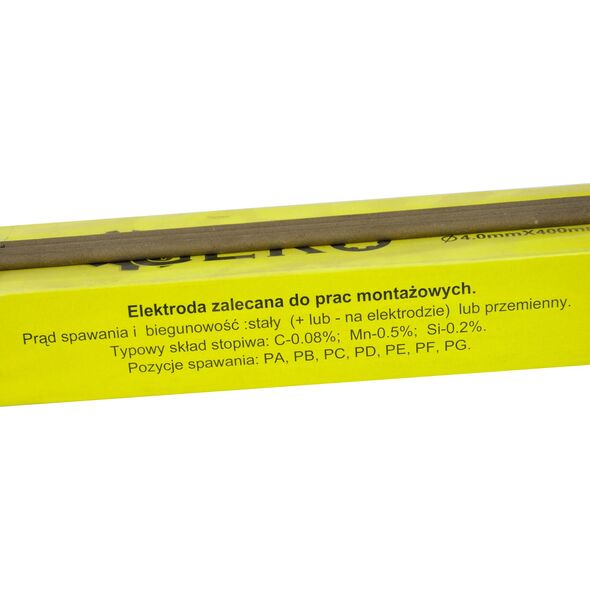 Geko Elektrody spawalnicze 4mmx350mm różowe (5kg) (4)
