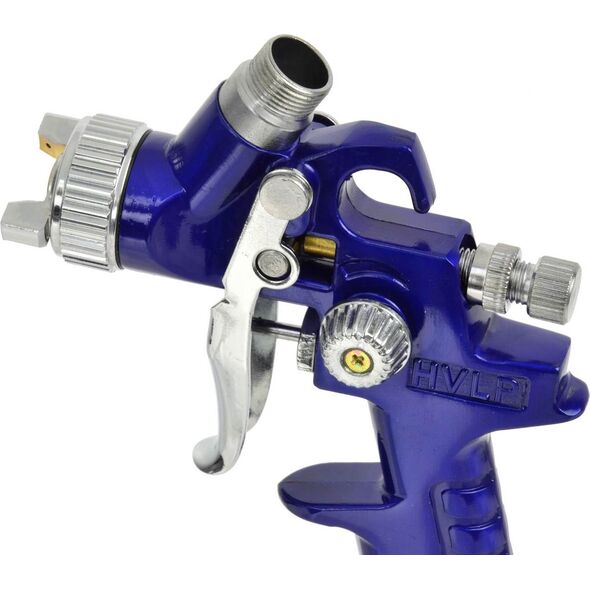 Geko Pistolet lak.HVLP mini 125ml 0,8mm,metal. zbiornik(20)