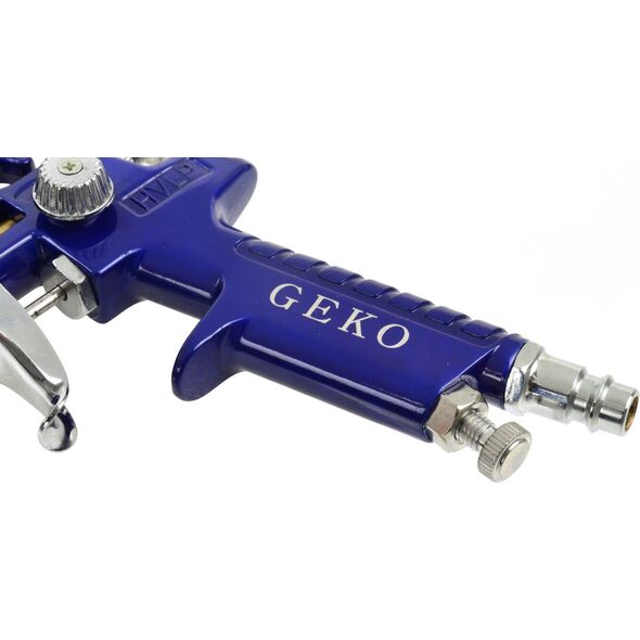 Geko Pistolet lak.HVLP mini 125ml 0,8mm,metal. zbiornik(20)