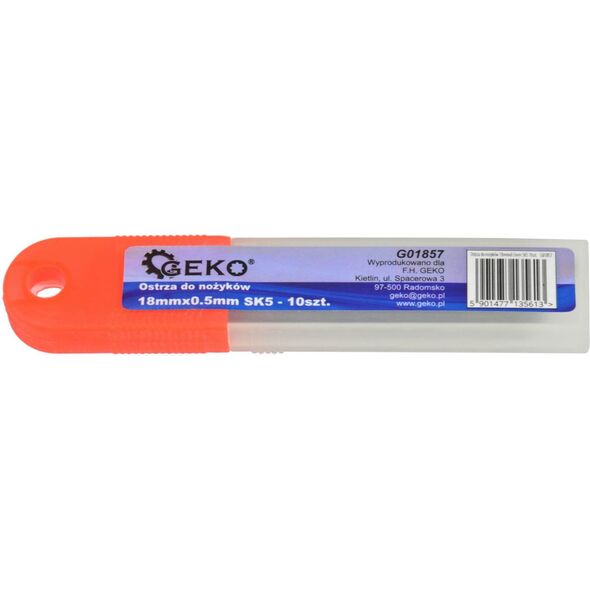 Geko Ostrza do nożyków 18mmx0.5mm SK5 10szt. (1/20/400)