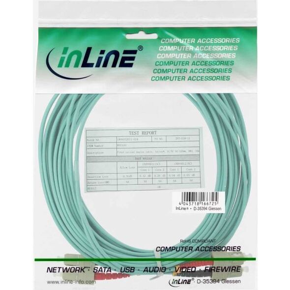 InLine InLine Fiber Optical Duplex Cable SC/SC 50/125Âµm OM3 30m