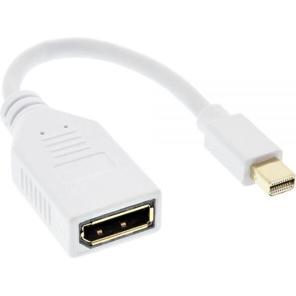 Adapter AV InLine DisplayPort Mini - DisplayPort biały (17150W)