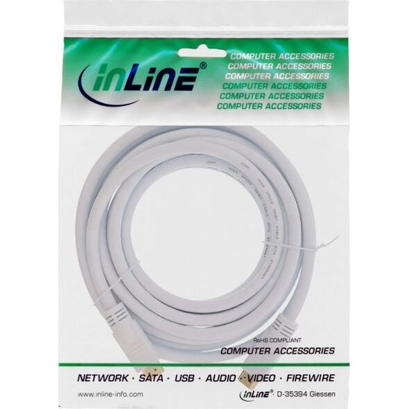Kabel InLine HDMI - HDMI 7.5m biały (17507W)