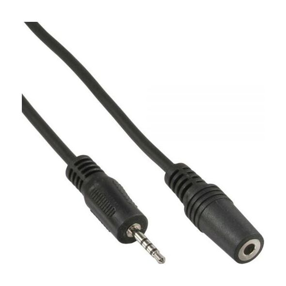 Kabel InLine Jack 2.5mm - Jack 3.5mm 3m czarny (99308F)