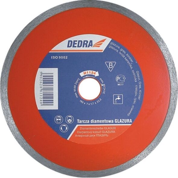 Dedra Tarcza diamentowa ciągła specjalna 125mm 22,2mm (H1122)