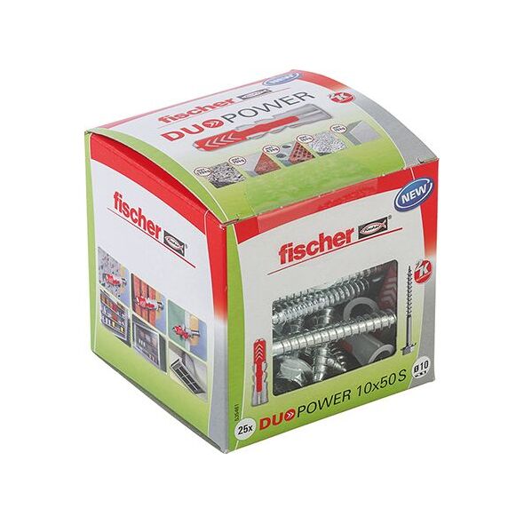 Fischer Kołek uniwersalny z wkrętem krzyżowym 10 x 50mm 25szt. (535461)