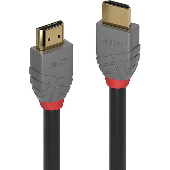 Kabel Lindy HDMI - HDMI 0.5m szary (36961)