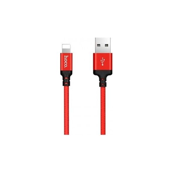 Kabel USB Foxconn USB-A - USB-C 1 m Czerwony Czarny (17461-uniw)