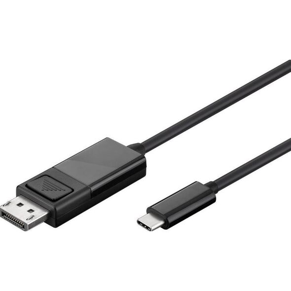 Kabel USB MicroConnect USB-C - DisplayPort 2 m Czarny (USB3.1CDPB2)
