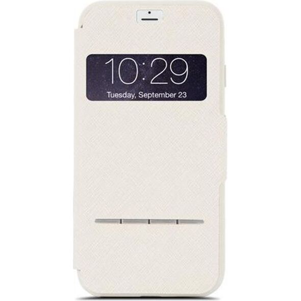 Moshi Moshi Sensecover - Etui Z Klapką Dotykową + Folia Na Ekran Iphone 8 / 7 (stone White)