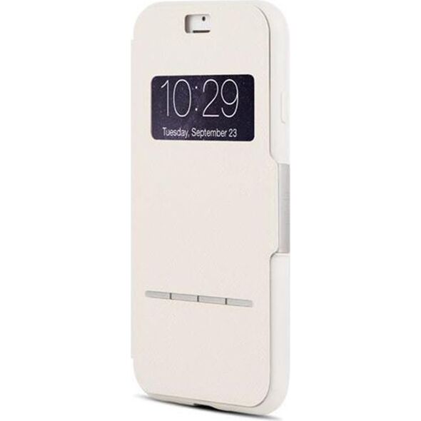Moshi Moshi Sensecover - Etui Z Klapką Dotykową + Folia Na Ekran Iphone 8 / 7 (stone White)