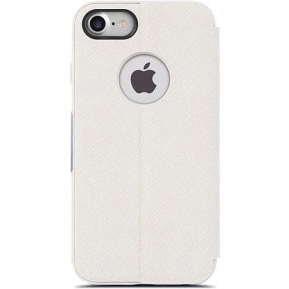 Moshi Moshi Sensecover - Etui Z Klapką Dotykową + Folia Na Ekran Iphone 8 / 7 (stone White)