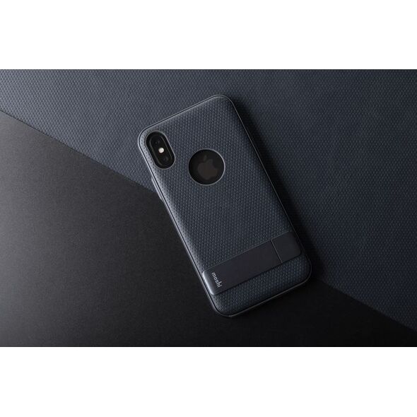 Moshi Moshi Kameleon - Etui Hardshell Z Podstawką Iphone X (midnight Blue)