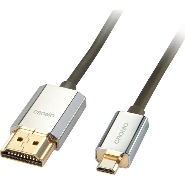 Kabel Lindy HDMI Micro - HDMI 3m srebrny (41678)