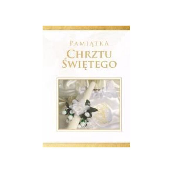 Diecezjalne Pamiątka Chrztu Świętego - biała (mała)