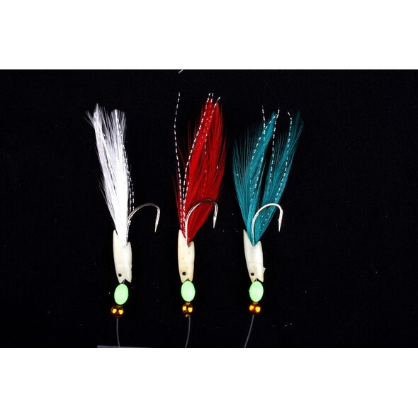 Ron Thompson Rig6 Hokkai w/Flash and Mixed Feathers 3 #2 Silver Hook (42609)