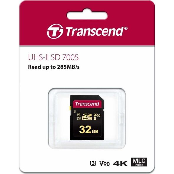 Karta Transcend 700S SDHC 32 GB Class 10 UHS-II/U3 V90 (TS32GSDC700S)