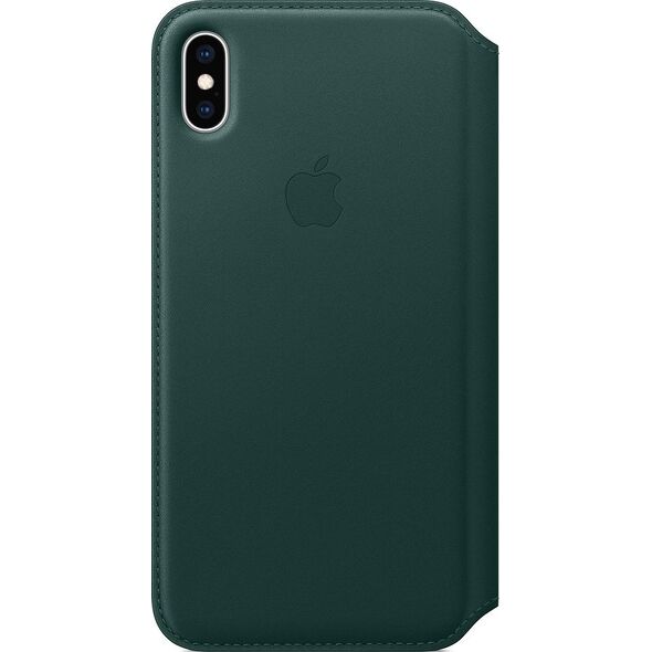 Apple Skórzane etui folio iPhone XS Max - leśna zieleń-MRX42ZM/A