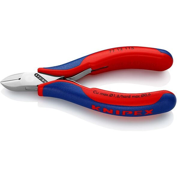 Knipex Obcinaczki boczne precyzyjne 0,3-1,3mm dł.115mm Cu (77 32 115)