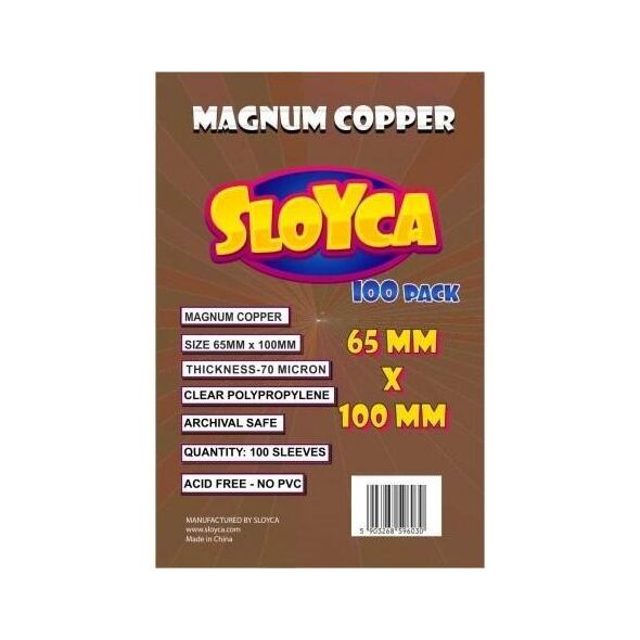 Baldar Koszulki Magnum Copper 65x100mm (100szt) SLOYCA