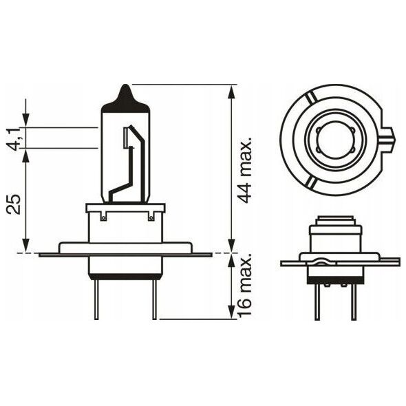 Bosch ŻARÓWKA H7 12V/55W PX26D +120% GIGALIGHT PLUS 120 1 SZT