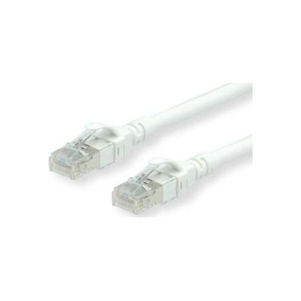 Roline Patchcord - RJ45-2m - UTP - CAT 6a - bezhalogenowy, linka - biały (21.15.2762)