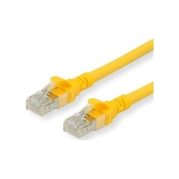 Roline ROLINE - Patch- Cable - RJ- 45 (M) to RJ- 45 (M) - 2 m - UTP - CAT 6a - halogen free, shaped, stranded - yellow (21.15.2722)