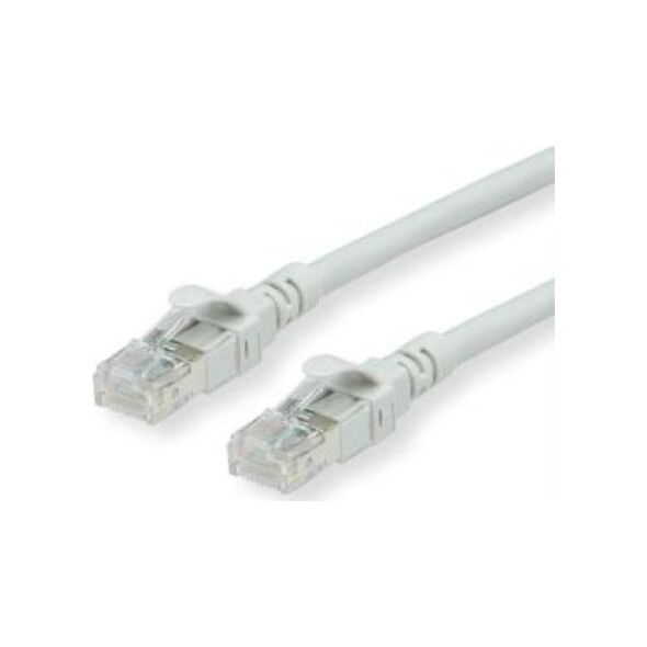 Roline Patchcord - RJ - 45-30 cm - UTP - CAT 6a - bezhalogenowy,linka - szary (21.15.2981)