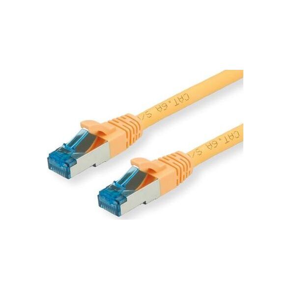 Roline Patchcord Cat.6A S / FTP (PiMF), żółty, 2,0 m