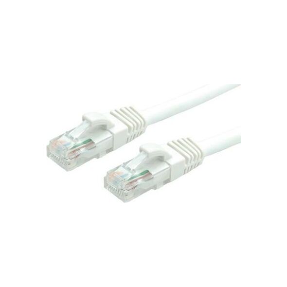 Value Patchcord RJ45 - 1 m - UTP - CAT 6a, biały, (21.99.1471)