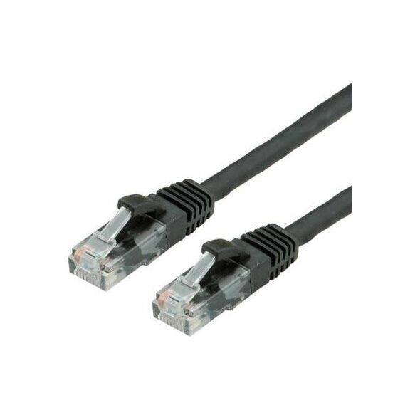 Value Patchcord RJ-45 1 m - UTP - CAT 6a- Czarny,(21.99.14)