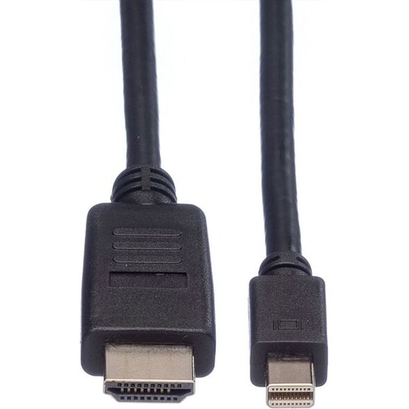 Kabel Roline DisplayPort Mini - HDMI 4.5m czarny (JAB-2600996)